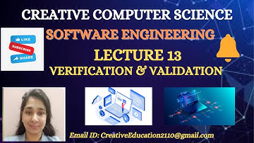 13. Verification and Validation || Software Engineering.