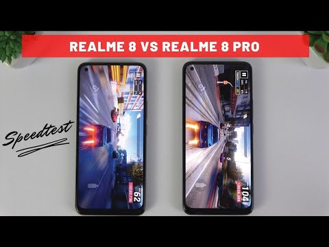 Realme 8 vs Realme 8 Pro | Video test Display, Fingerprint, SpeedTest, Camera Comparison