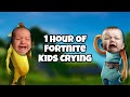 So i made these fortnite kids cryrage for 1 hour straight  funny