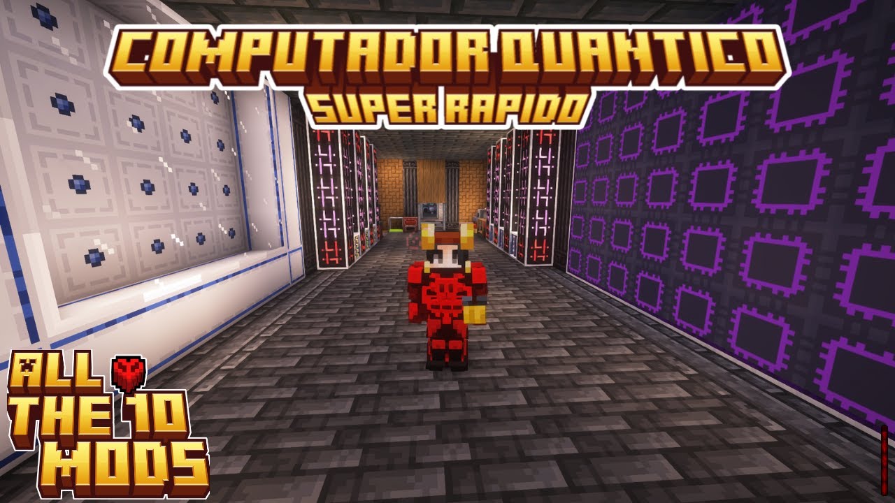 Minecraft Quantum Computer Multi Block 💻Como fazer um computador quântico no Minecraft ATM10 Hardcore! 🔥EP18 ...