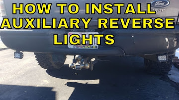 How to Install Auxiliary Reverse Lights