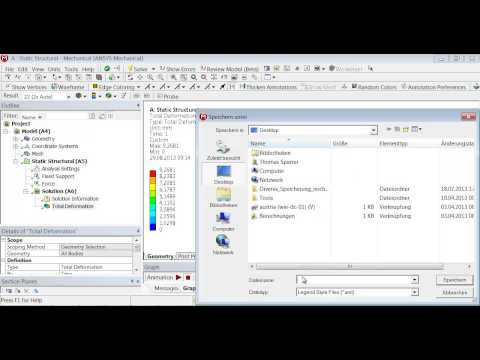 Benutzerdefinierte Wertebereiche der Farbenlegende in ANSYS Workbench v14.5