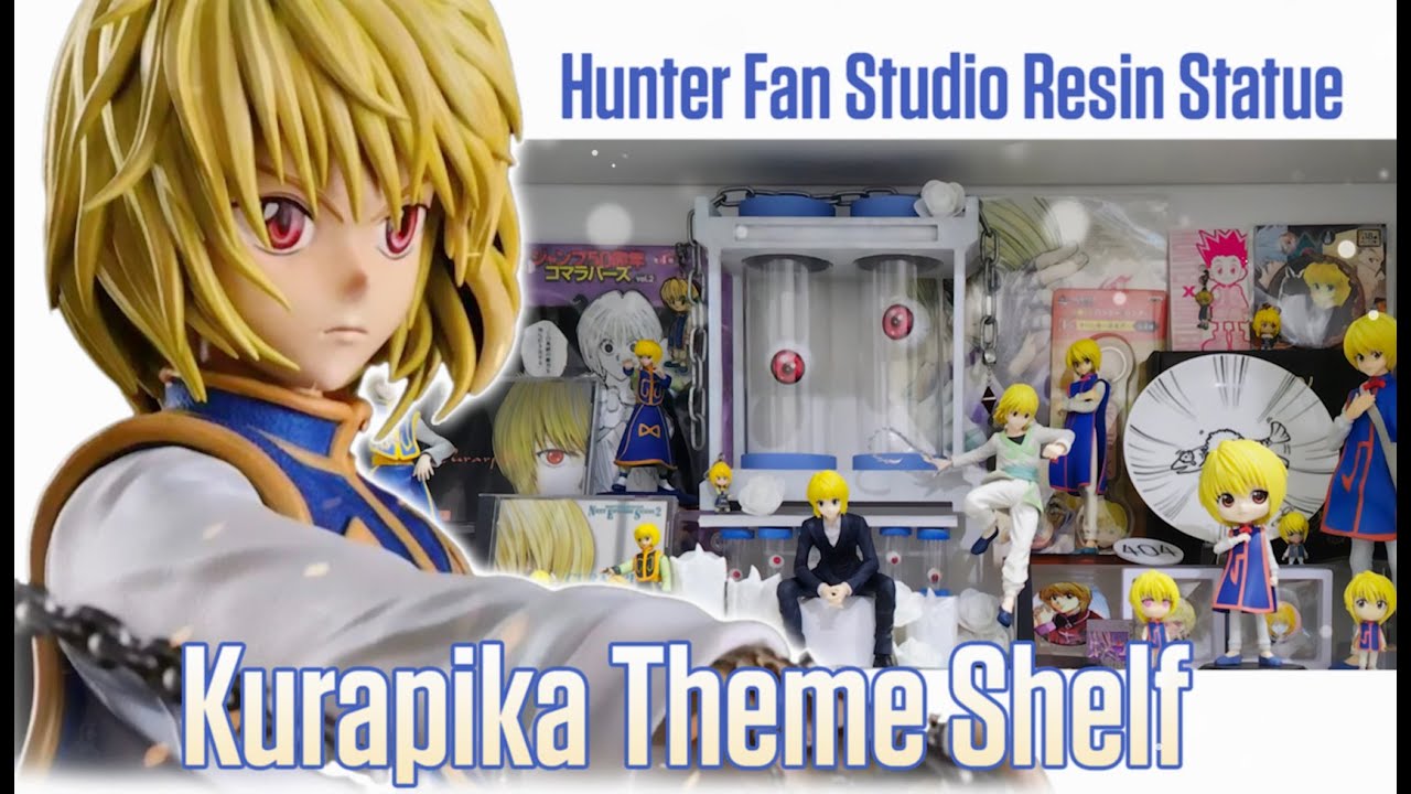 little tour into my Kurapika shelf + Hunter fan studio figure