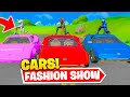 *CARS* Fortnite Fashion Show! FIRE Skin Competition! Best COMBO WINS!