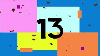 20 Seconds Flying Butterflies Timer Made For All Ages With Music! - With Sections!!