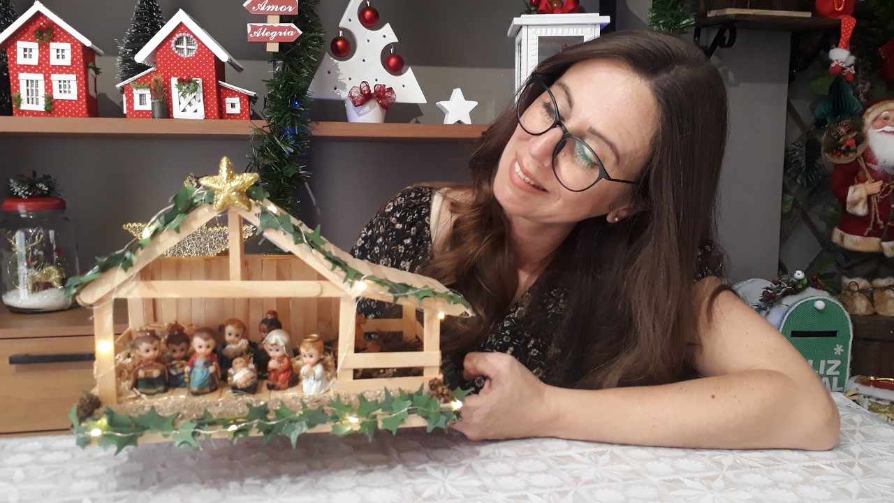 Рождественский выпуск - Вертеп из зубочисток - Сделай сам!