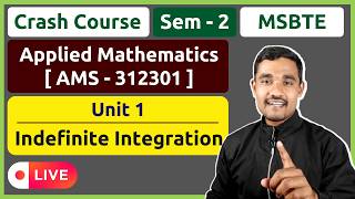 Crash Course | Unit 01 | Applied Mathematics (AMS) | Diploma in Engineering | MSBTE