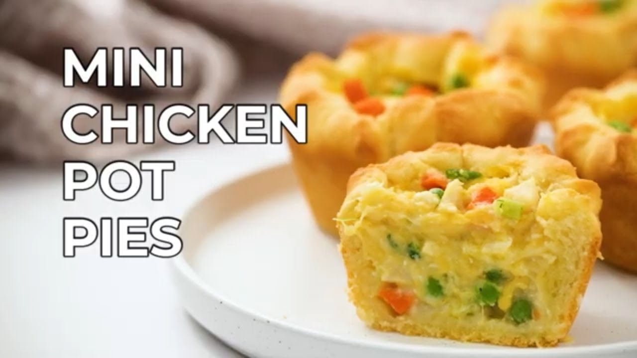 Mini Chicken Pot Pies (VIDEO) - Simply Home Cooked