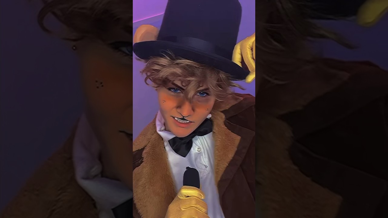 𝙩𝙝𝙚 𝙤𝙣𝙡𝙮, 𝙁𝙧𝙚𝙙𝙙𝙮 𝙁𝙖𝙯𝙗𝙚𝙖𝙧 ! 🎩 #cosplay #fivenightsatfreddys