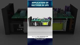 Application of Rectifier in UPS (Explained in 30 Seconds) | LearnEngg #shorts