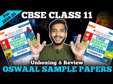 Oswaal Sample Paper For CBSE Class 11 Unboxing & Review 2024-25 | Best Sample Papers