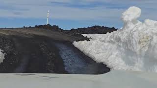 Askja Road: Within a Sea of Askja LAVA, North Iceland #fieldwork #drive #volcano #geology