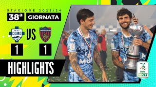 Como vs Cosenza 11 | Il sogno Serie A si avvera per i comaschi | HIGHLIGHTS SERIE BKT 2023  2024