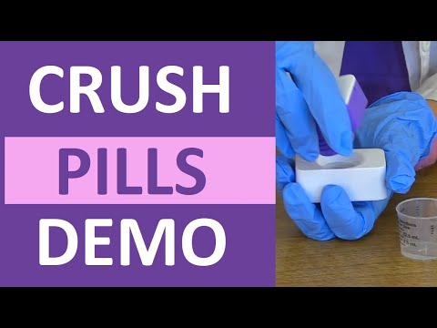 Crushing Medications for Tube Feeding and Oral Adminstration | How to Crush Pills for Nurses