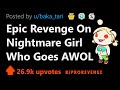 Awol and out of control my female soldier gets what she deserves  reddit stories