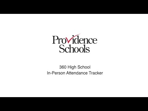 360 High School in-person attendance tracker