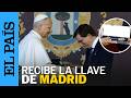 VISITA PAPA LEÓN XIV | Recibe la llave de Madrid y pide que sea una ciudad "acogedora e integradora"