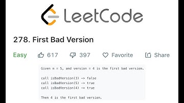 LeetCode First Bad Version Solution Explained - Java