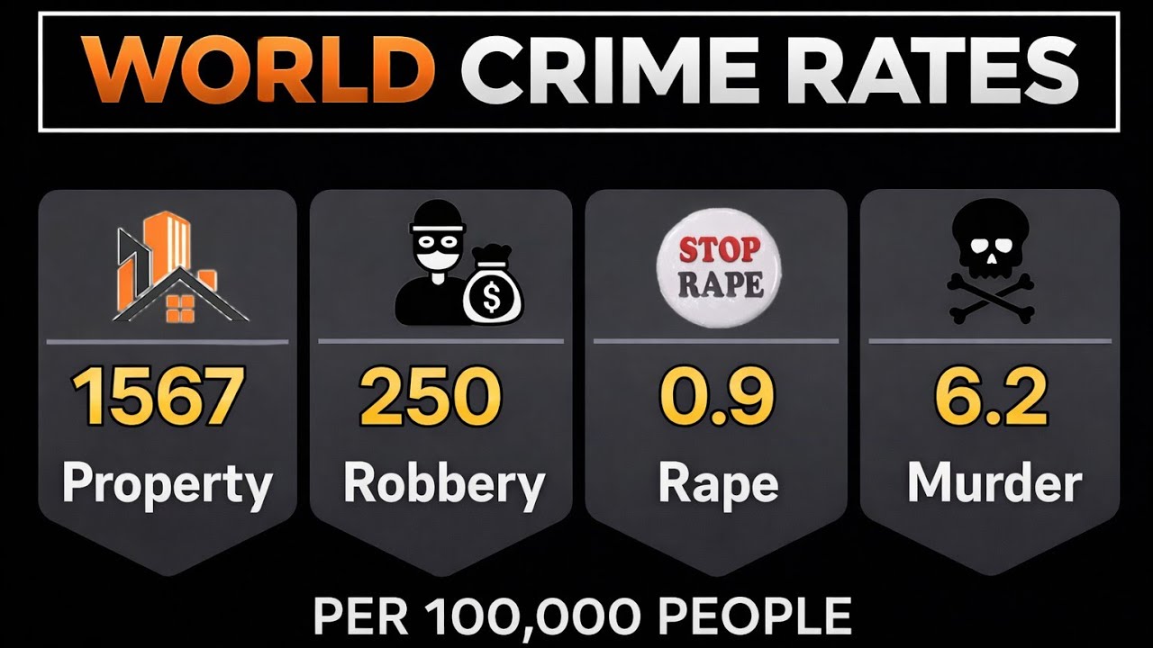 Crime Rate by Country 2026 | World Comparison