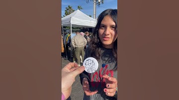 teaching people how to make buttons #zachriddleart #buttonmaker #buttonpress #fiftyfiftee50tour