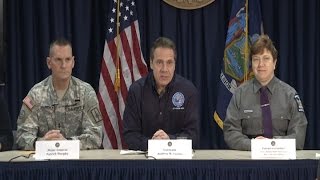 Governor Cuomo Holds Storm Briefing with Senior State Officials