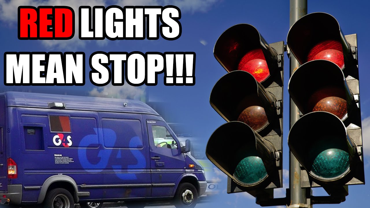 G4S Van Blatantly Runs a Red Light! - YouTube