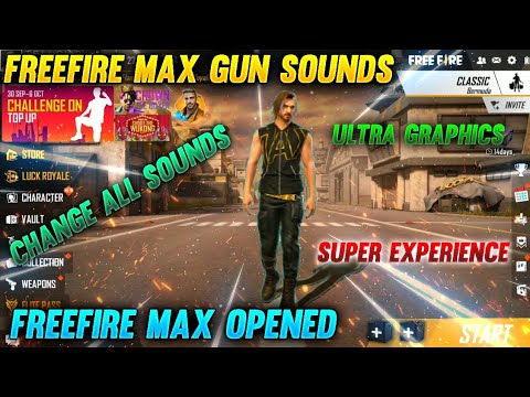 Free Fire Max 4 0 New Lobby New Gun And Vehicle Sound How To Download Free Fire Max Youtube