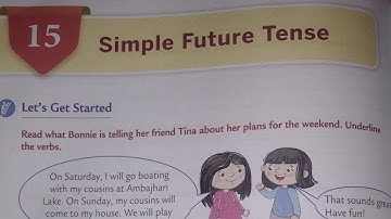 Simple Future Tense | Ch-15 | Class-IV | Collins English grammar and composition book