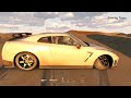Nissan GT R Nismo Take Over Full Speed Desert Dunes Intense Crash