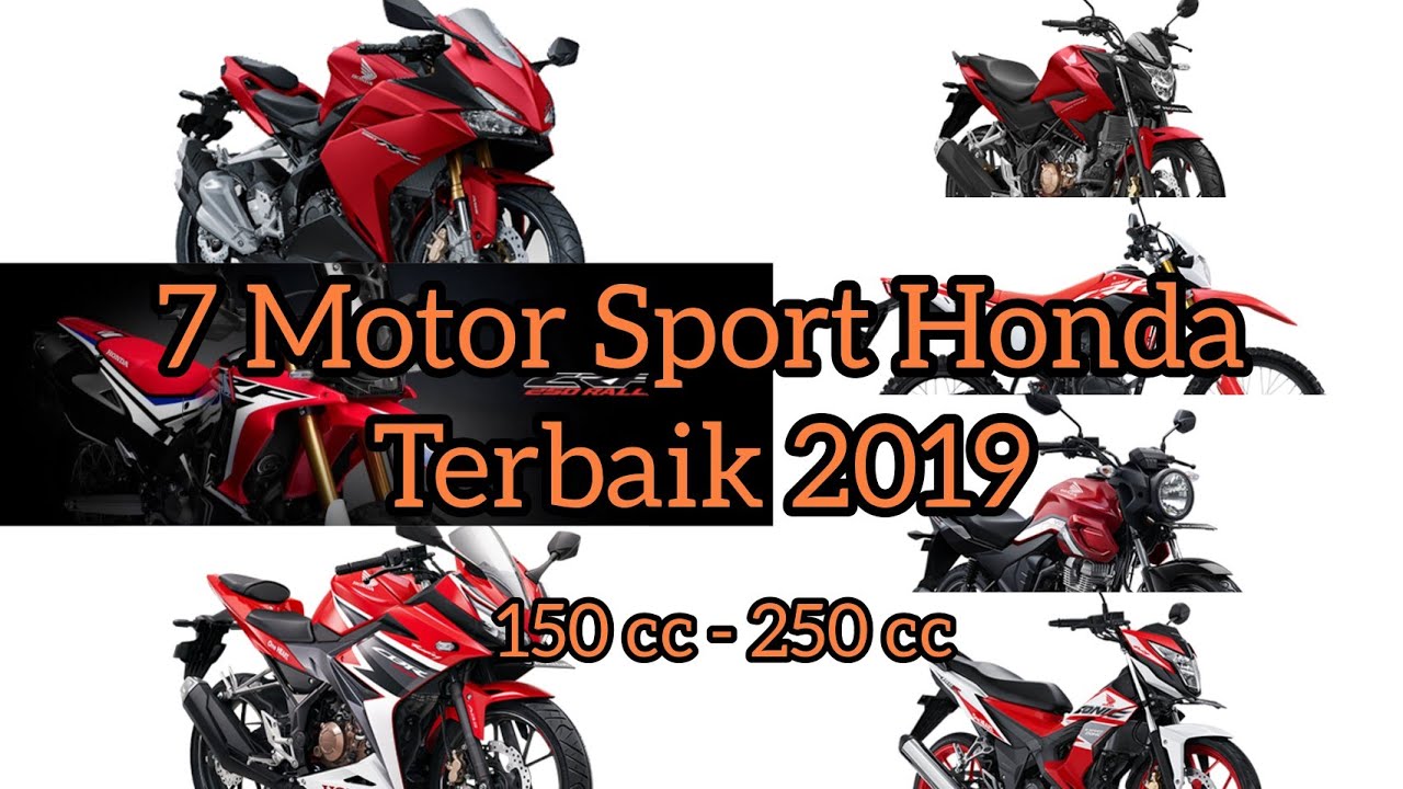 7 Motor  Sport  Honda Terbaik  Tahun 2019 YouTube