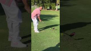 FATJOE LEARNS HOW TO PLAY GOLF.....
