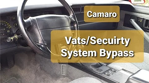 Camaro VATS (Vehicle Anti-Theft System) Bypass