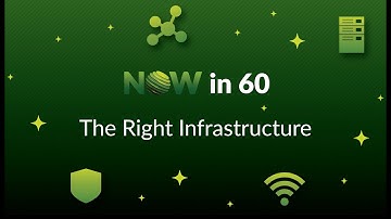 NOW in 60: The Right Infrastructure