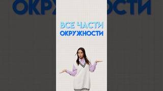 Все части окружности #математика #впр #7класс