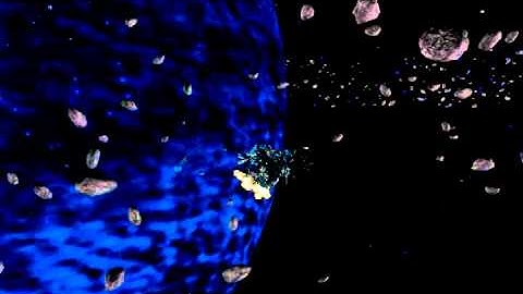 3DS Max Afterburn airburst explosion test 7 space scene