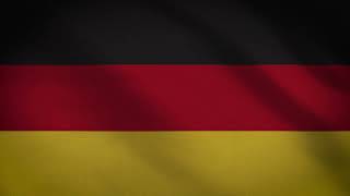 4K German flag background video