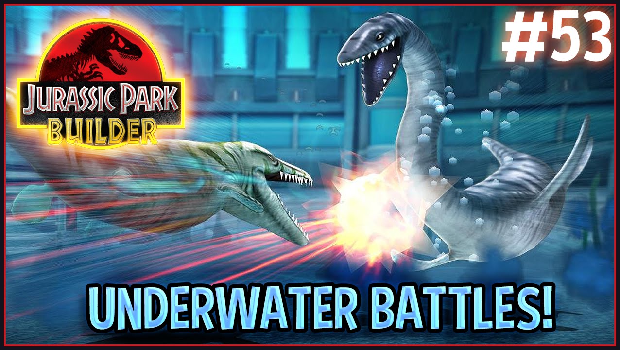 Jurassic Park Builder Ep.53 Underwater Battles! YouTube