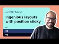 Ingenious Position Sticky Layouts Inspired by Teamway.io - a Webflow Tutorial