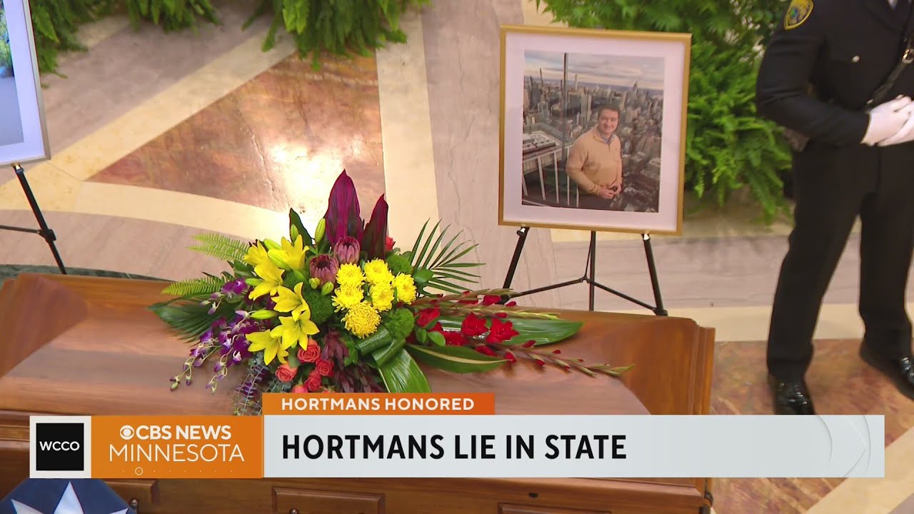 Mourners gather for private funeral of Hortmans