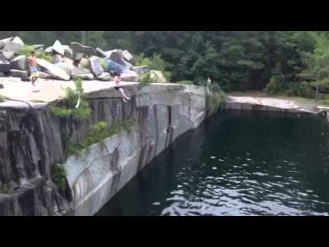 quarry rock anderson sc jumping cliff
