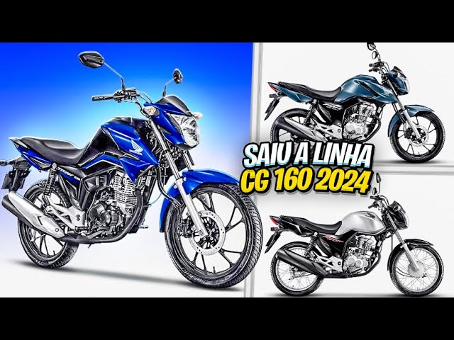 Honda CG 160 2024; veja cores e preços, Mobilidade Estadão