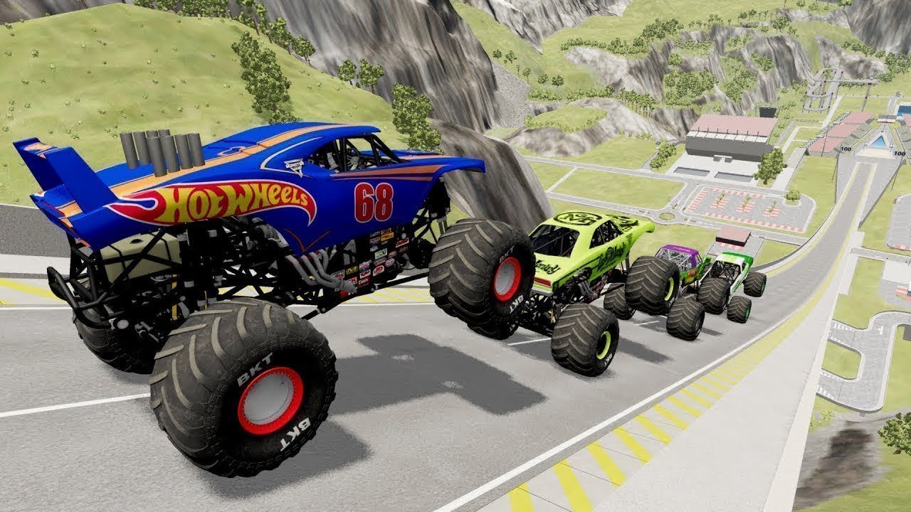 LIVE 074 | Random Car - Epic Car Jumps & Crashes - BeamNG.Drive