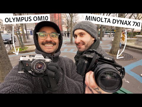 I'm trading my Olympus OM10 film camera for his Minolta Dynax 7xi feat. @JordanDorey