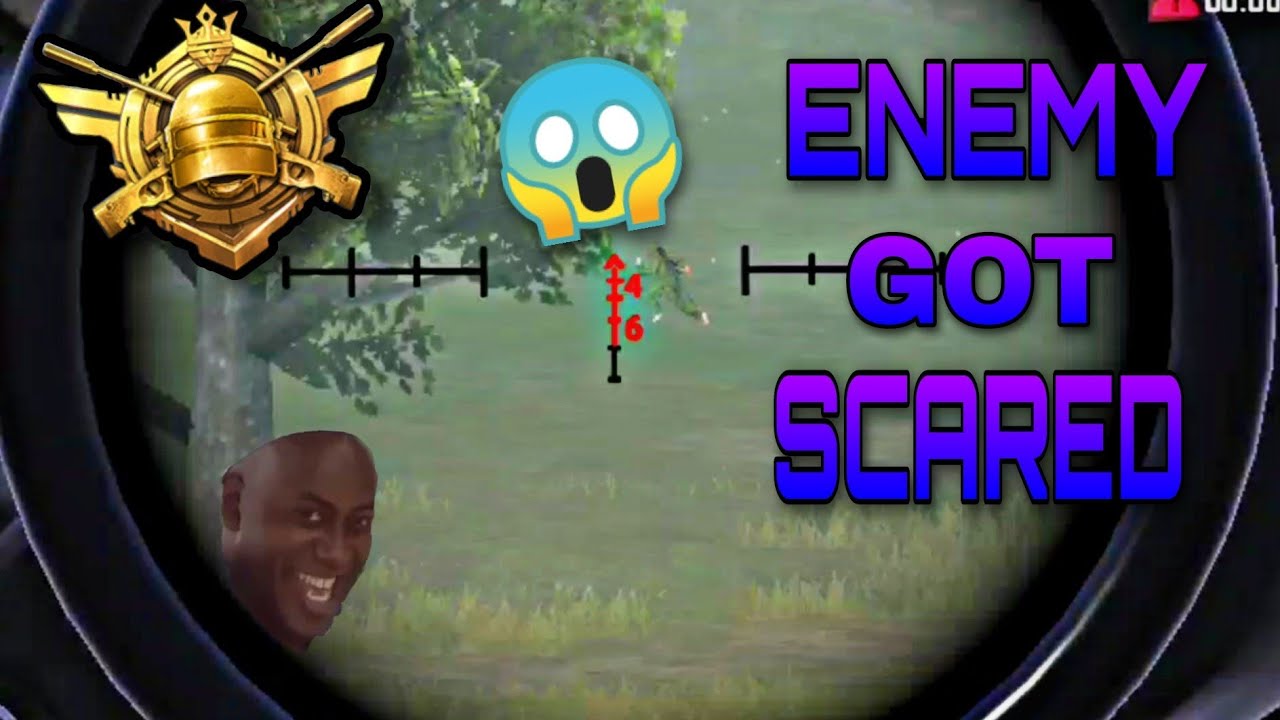 AWM GUY GOT SCARED OF ME | DUO VS SQUAD | PUBG MOBILE FUNNY GAMEPLAY