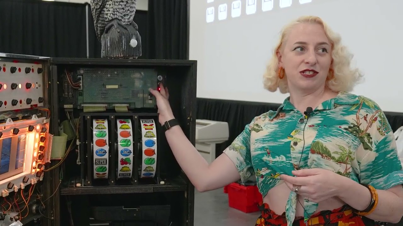 DEF CON 34 - Video Team - Scavenger Hunt Slot Machine - YouTube