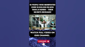 10 People Who Manifested Over $1,000,000 in Less Than 24 Hours – Their Exact Strategies Part 4
