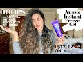 $3 Aussie Instant Freeze Gel - Using Only 1 Styler! -Traveling with NO Hair Products!