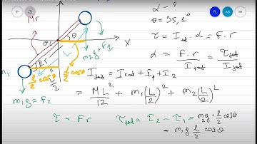 Week 6 - Ch 10 - Pr 3 - Two Masses Connected by a Rod