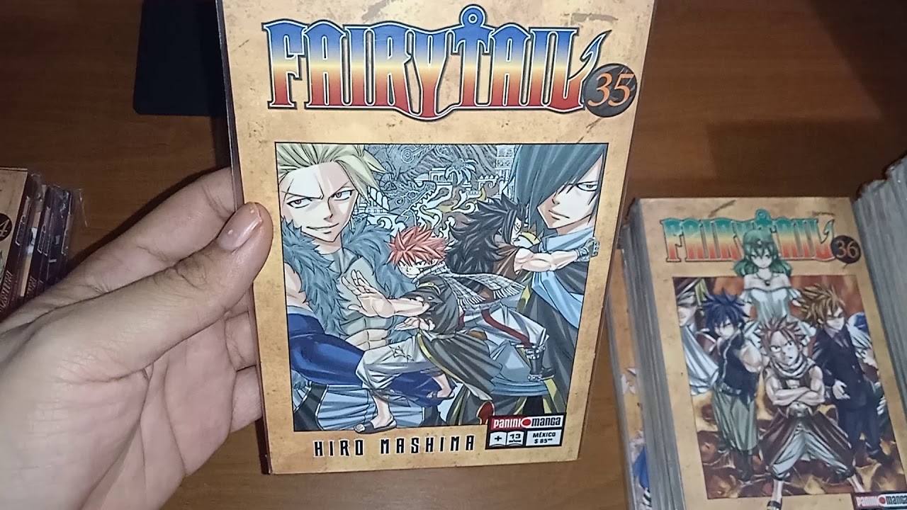 Fairy Tail Manga colección completa Panini Manga México - YouTube