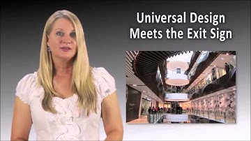 Universal Design Meets the Exit Sign Video